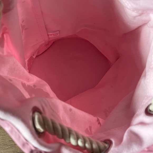 MY MELODY-RARE Imported (NWT) Pink Canvas Bucket Backpack main image 7